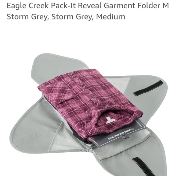 Eagle Creek Pack-It Reveal Garment Folder Large Black & Grey, - Picture 1 of 9